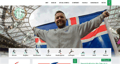 Desktop Screenshot of ifsport.is